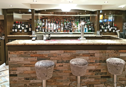 Bar area at Seven Elephants, Chelmsford